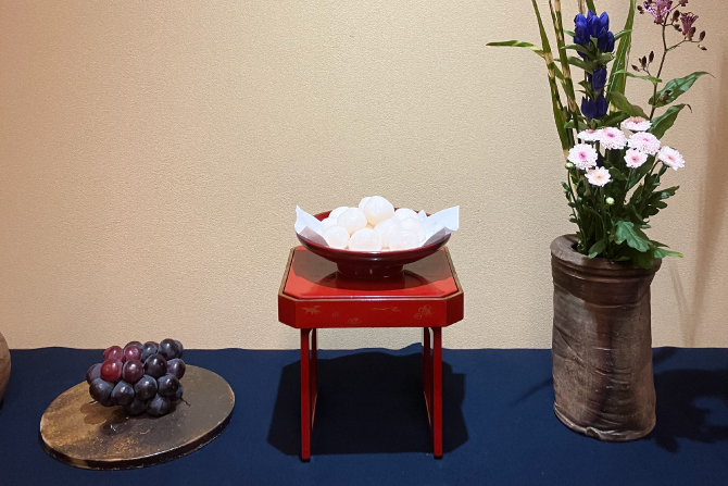 日本茶を愉しむ会月見茶会（2023年9月）